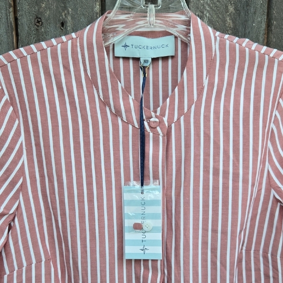 Tuckernuck Pink Striped Long Sleeve Dress - Picture 2 of 8